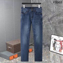 2025 Fall/Winter Jeans FERRAGAMO Ferragamo Fall/Winter Limited Popular New Jeans