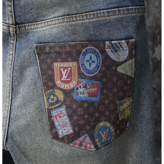 2025 Fall/Winter Jeans LOUIS VUITTON Adult Advanced Coordination Pants 2025 Fall/Winter Jeans LOUIS VUITTON Adult Advanced Coordination Pants