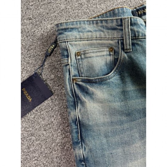 2025 Fall/Winter Jeans PRADA New Arrivals Classic Popular Brand Pants 2025 Fall/Winter Jeans PRADA New Arrivals Classic Popular Brand Pants