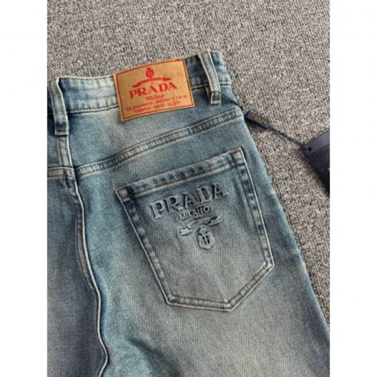 2025 Fall/Winter Jeans PRADA New Arrivals Classic Popular Brand Pants 2025 Fall/Winter Jeans PRADA New Arrivals Classic Popular Brand Pants