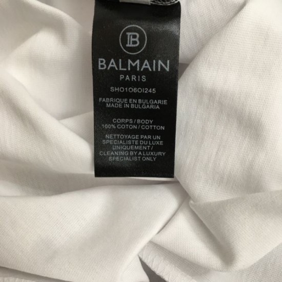 2025SS Short Sleeve T-Shirt BALMAIN Balmain Style filled with charm 2025SS Short Sleeve T-Shirt BALMAIN Balmain Style filled with charm