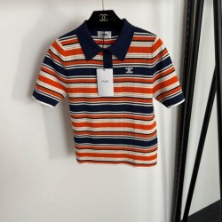 2025SS Short Sleeve CELINE Celine The latest popular item that is essential for trends