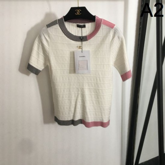 2025SS Short-sleeved knit CHANEL Cute sold out guaranteed to be very popular 2025SS Short-sleeved knit CHANEL Cute sold out guaranteed to be very popular