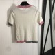 2025SS Short-sleeved knit CHANEL Cute sold out guaranteed to be very popular 2025SS Short-sleeved knit CHANEL Cute sold out guaranteed to be very popular