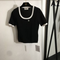 2025SS Short-sleeved knit CHANEL Chanel Highly popular domestic sold out quantity limited