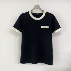2025SS Short Sleeve CHANEL Simple and stylish look