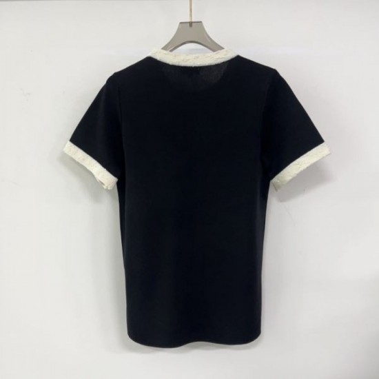 2025SS Short Sleeve CHANEL Simple and stylish look