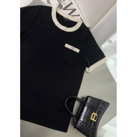 2025SS Short Sleeve CHANEL Simple and stylish look