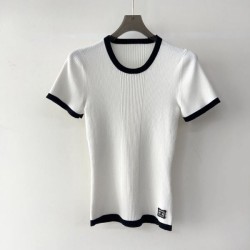 2025SS Short Sleeve CHANEL Chanel Trend Short Sleeve Tops This Season