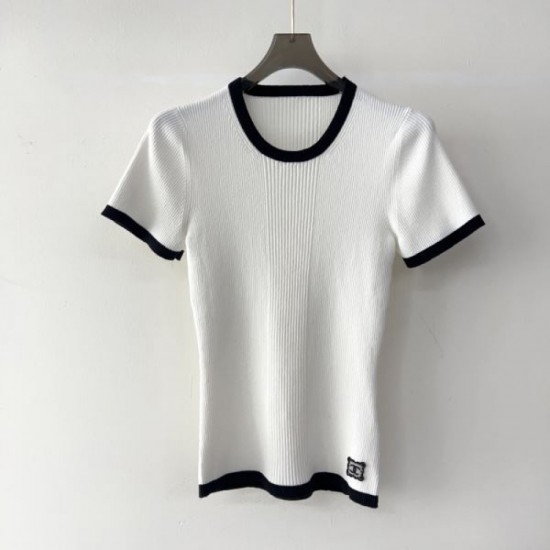 2025SS Short Sleeve CHANEL Chanel Trend Short Sleeve Tops This Season