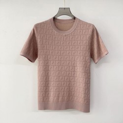2025SS Short Sleeve FENDI Featured Latest Collection Short Sleeve