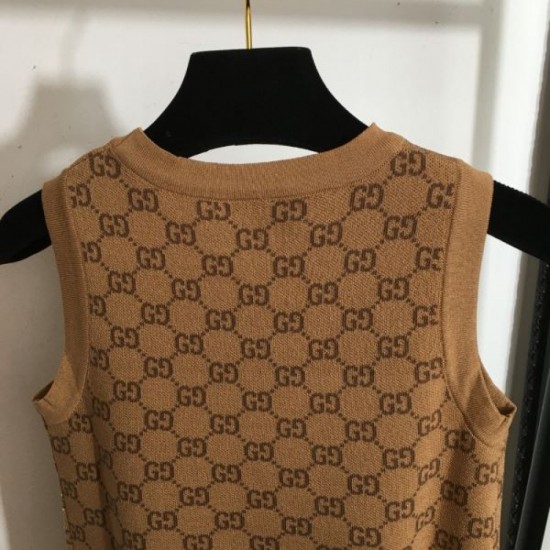 2025SS Knit Vest GUCCI Latest ☆ Very Popular ☆ Talking 2025SS Knit Vest GUCCI Latest ☆ Very Popular ☆ Talking