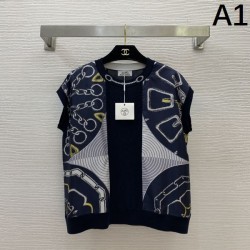 2025SS Round neck short sleeve HERMES Hermes A unique impression