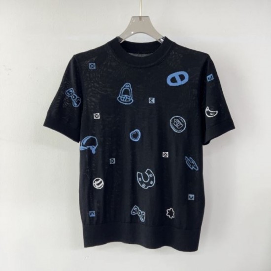 2025SS Short Sleeve HERMES A new casual and luxurious product