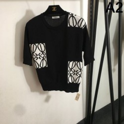 2025SS Short-sleeved knit LOEWE Loewe Casual too strong