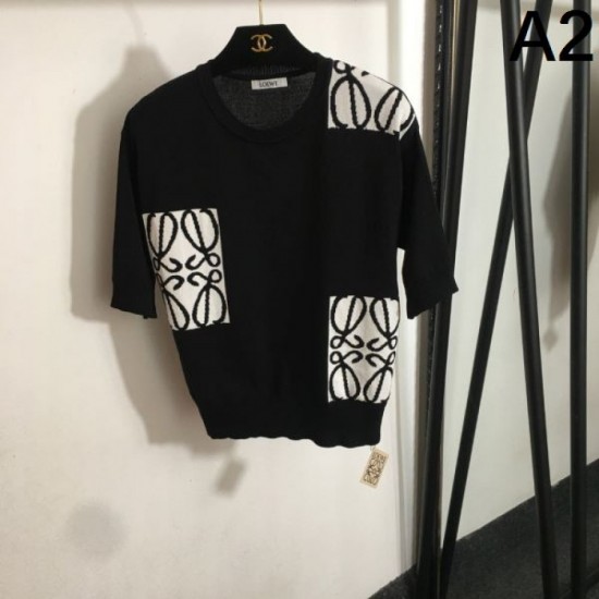 2025SS Short-sleeved knit LOEWE Loewe Casual too strong 2025SS Short-sleeved knit LOEWE Loewe Casual too strong