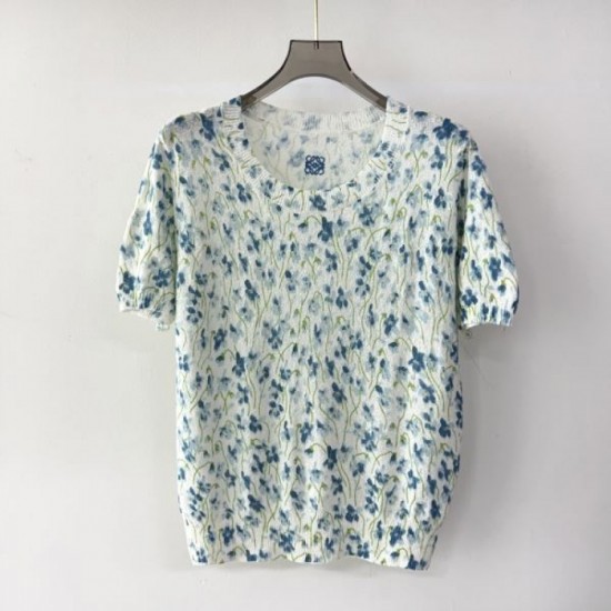 2025SS Short Sleeves LOEWE New Spring/Summer Tops with Trendy Feel 2025SS Short Sleeves LOEWE New Spring/Summer Tops with Trendy Feel