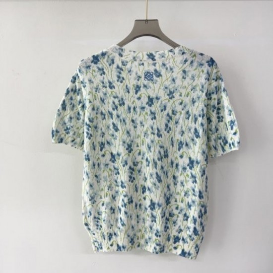 2025SS Short Sleeves LOEWE New Spring/Summer Tops with Trendy Feel 2025SS Short Sleeves LOEWE New Spring/Summer Tops with Trendy Feel