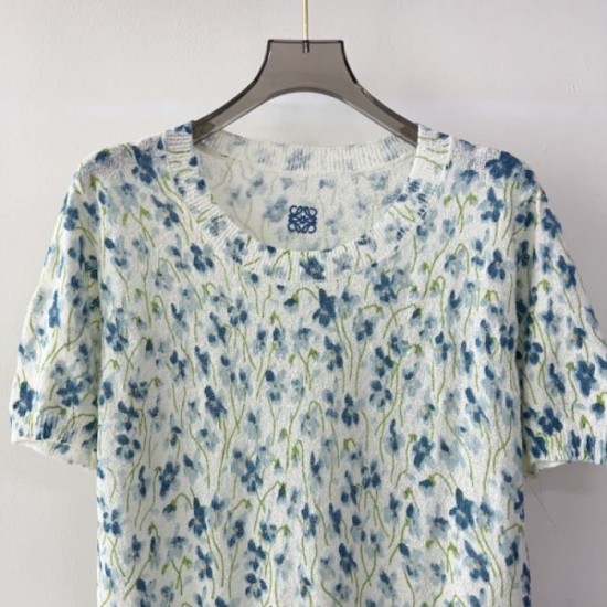 2025SS Short Sleeves LOEWE New Spring/Summer Tops with Trendy Feel 2025SS Short Sleeves LOEWE New Spring/Summer Tops with Trendy Feel