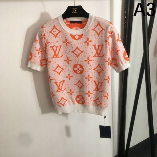 2025SS Short-sleeved knit LOUIS VUITTON Louis Vuitton Cumulative sales No. 1 2025SS Short-sleeved knit LOUIS VUITTON Louis Vuitton Cumulative sales No. 1