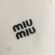 2025SS Short-sleeved T-shirt MIU MIU Miu Miu's new product suddenly reduced price! 2025SS Short-sleeved T-shirt MIU MIU Miu Miu's new product suddenly reduced price!