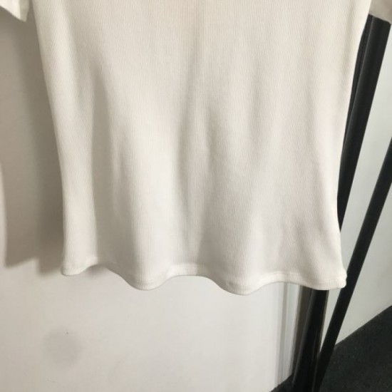 2025SS Short-sleeved T-shirt MIU MIU Miu Miu Popular and best-selling! 2025SS Short-sleeved T-shirt MIU MIU Miu Miu Popular and best-selling!