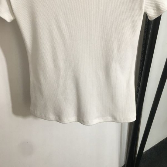 2025SS Short-sleeved T-shirt MIU MIU Miu Miu Popular and best-selling! 2025SS Short-sleeved T-shirt MIU MIU Miu Miu Popular and best-selling!
