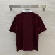 2025SS Short Sleeve T-shirt MIU MIU Miu Miu No. 1 in cumulative sales 2025SS Short Sleeve T-shirt MIU MIU Miu Miu No. 1 in cumulative sales