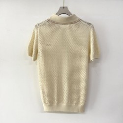 2025SS Short Sleeve MIU MIU Miu Popular Spring/Summer Items featured in magazines