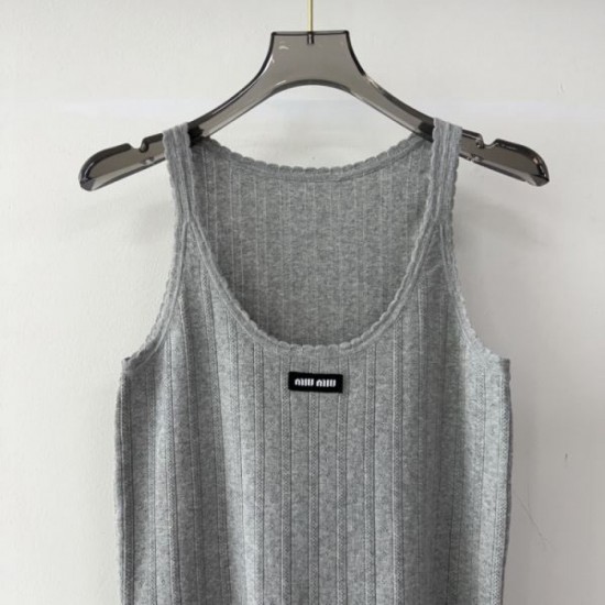 2025SS Tank Top MIU MIU Miu Miu A must-see new product for advanced fashion users