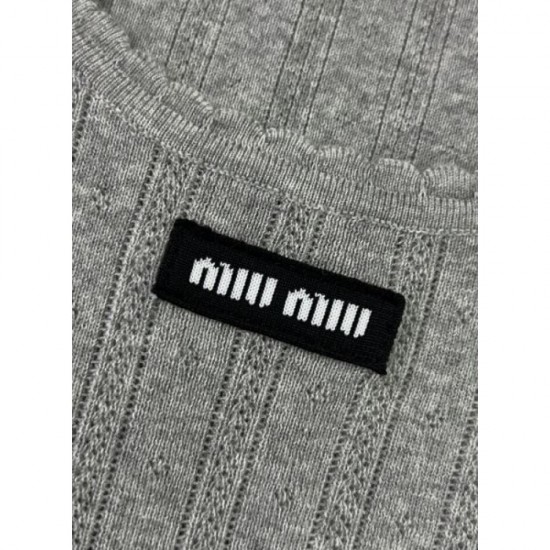 2025SS Tank Top MIU MIU Miu Miu A must-see new product for advanced fashion users