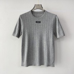 2025SS Short Sleeve MIU MIU Miu Latest Trend Collection from overseas