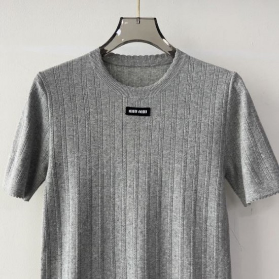 2025SS Short Sleeve MIU MIU Miu Latest Trend Collection from overseas 2025SS Short Sleeve MIU MIU Miu Latest Trend Collection from overseas