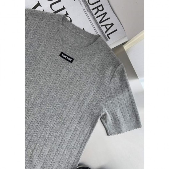 2025SS Short Sleeve MIU MIU Miu Latest Trend Collection from overseas 2025SS Short Sleeve MIU MIU Miu Latest Trend Collection from overseas