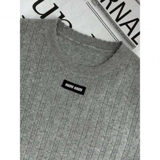 2025SS Short Sleeve MIU MIU Miu Latest Trend Collection from overseas 2025SS Short Sleeve MIU MIU Miu Latest Trend Collection from overseas