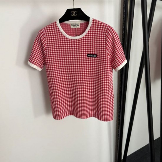 2025SS Short Sleeve MIU MIU Miu Limited Collection Make a difference 2025SS Short Sleeve MIU MIU Miu Limited Collection Make a difference