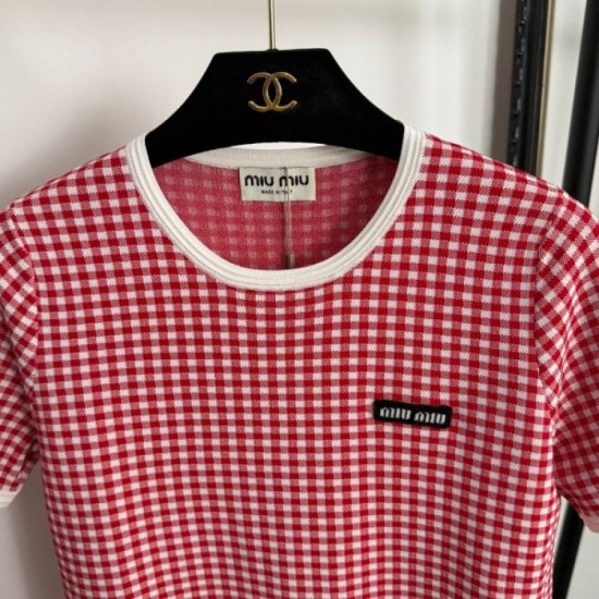 2025SS Short Sleeve MIU MIU Miu Limited Collection Make a difference 2025SS Short Sleeve MIU MIU Miu Limited Collection Make a difference