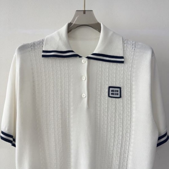 2025SS Short Sleeve MIU MIU Miu Miu Popular new summer 2025 2025SS Short Sleeve MIU MIU Miu Miu Popular new summer 2025