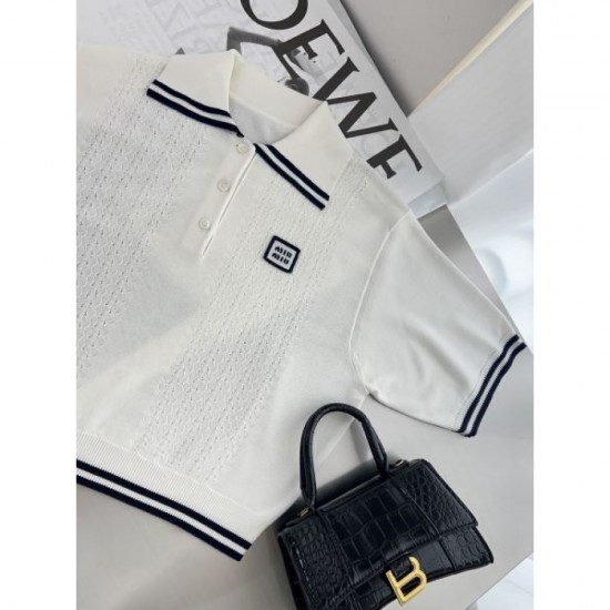 2025SS Short Sleeve MIU MIU Miu Miu Popular new summer 2025 2025SS Short Sleeve MIU MIU Miu Miu Popular new summer 2025