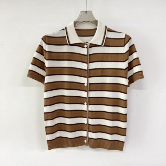 2025SS Short Sleeve PRADA Prada A very popular new top that is sure to sell out