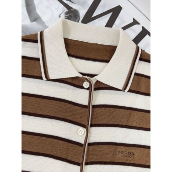2025SS Short Sleeve PRADA Prada A very popular new top that is sure to sell out