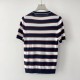 2025SS Short Sleeve PRADA Latest Color Short Sleeves that stand out in early spring