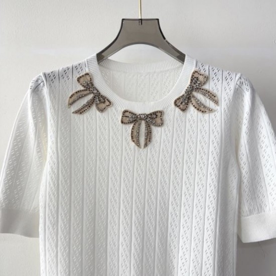 2025SS Short Sleeve VALENTINO Get new Valentino products at sale prices