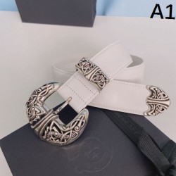 2025FW Explosive Belt CHROME HEARTS Chrome Hearts Explosive Popular Classic Items This Season Luxury