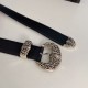 2025FW Explosive Belt CHROME HEARTS Chrome Hearts Explosive Popular Classic Items This Season Luxury