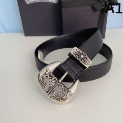 2025FW Gift Belt CHROME HEARTS Chrome Hearts Perfect as a Christmas present High-class design
