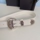2025FW Gift Belt CHROME HEARTS Chrome Hearts Perfect as a Christmas present High-class design