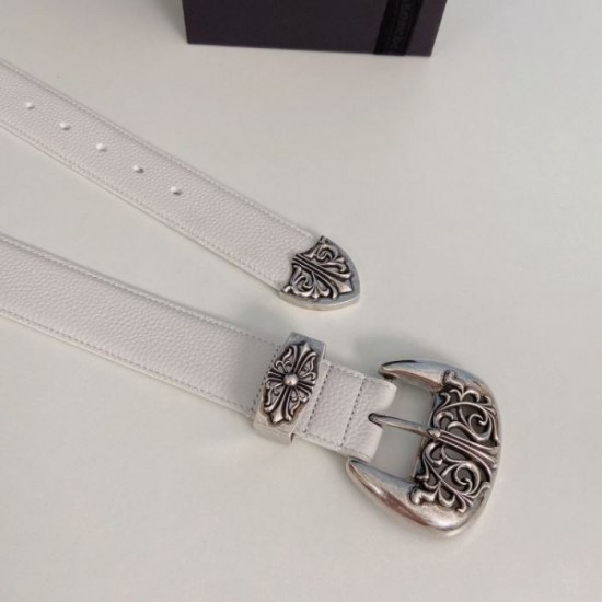 2025FW Gift Belt CHROME HEARTS Chrome Hearts Perfect as a Christmas present High-class design