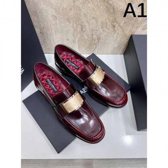 2025 Fall/Winter New DOLCE & GABBANA Dolce & Gabbana Men's Business Shoes Sophisticated Adult Style