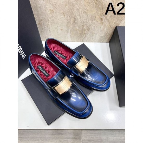2025 Fall/Winter New DOLCE & GABBANA Dolce & Gabbana Men's Business Shoes Sophisticated Adult Style